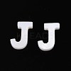 Natural Freshwater Shell Letter Charms BSHE-ZX007-02J-1