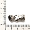 304 Stainless Steel Fold Over Clasps STAS-R140-09AS-3
