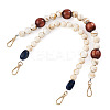 2Pcs 2 Style Wheat & Old Lace Acrylic Beads Bag Strap FIND-GN0001-04-2