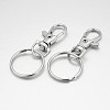Alloy Swivel Clasps with Iron Key Rings LS-X-PALLOY-O058-02-1