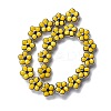 Handmade Porcelain Flower Beads Strands PORC-F003-01C-3