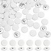  100Pcs Cloth Shank Buttons BUTT-NB0001-72A-01-1