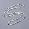 Brass Cable Chain Fine Necklaces NJEW-BB10869-16-1