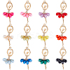 24Pcs 12 Colors Alloy Big Pendants FIND-ME0002-15-1
