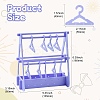 2 Layers Hanger Style Acrylic Earring Storage Display Rack ST-CJ0034-01A-2