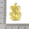 Brass Micro Pave Cubic Zirconia Pendants KK-E111-10G-3