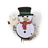 Christmas Theme Glitter Felt Fabric Alligator Hair Clip PHAR-U002-01B-1
