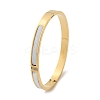 304 Stainless Steel Rhinestone Bangles for Women BJEW-Z092-07G-5