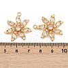 Brass Micro Pave Cubic Zirconia Pendants KK-F910-13G-3