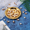 50Pcs 5 Styles Resin Imitation Pearl Pendants RESI-CD0001-16-6