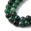 Natural Fuchsite Beads Strands G-K393-A02-6mm-4