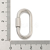 Non-Tarnish 304 Stainless Steel Screw Carabiner Lock Charms STAS-C092-09B-P-3