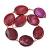 Natural Fire Crackle Agate Beads Strands G-P605-L03-01C-3