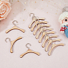 SUPERFINDINGS 12Pcs Wood Doll Hangers DIY-FH0006-63A-5