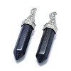 Synthetic Blue Goldstone Pointed Pendants G-G795-01P-05-1