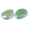 Natural Green Aventurine Pendants G-T122-72I-4
