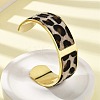 304 Stainless Steel Open Cuff Bangles for Women BJEW-K237-14G-1