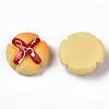 Opaque Epoxy Resin Cabochons CRES-S358-41-2
