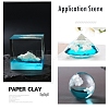 Cloud Paper Crane Ocean Fill Mud DIY-E032-04-5