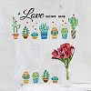 Plastic Reusable Drawing Painting Stencils Templates DIY-WH0172-461-4