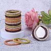 Polymer Clay Heishi Surfer Stretch Bracelets Set BJEW-SW00130-5