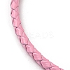 Leather Braided Cord Bracelets BJEW-G675-06G-02-2
