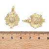SHEGRACE Brass Micro Pave Clear Cubic Zirconia Pendants XGRQ2C465-405G-3