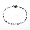 Tarnish Resistant 316 Surgical Stainless Steel Box Chain Bracelets X-BJEW-JB01865-7