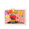 Creative DIY Flower Pattern Resin Button Art PW-WGE36EA-01-1