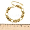 304 Stainless Steel Link Chains Bracelets for Wonen BJEW-L717-03G-3