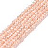 Electroplate Glass Beads Strands LS-EGLA-A044-P1mm-B05-1