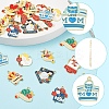 24Pcs 12 Styles Mother's Day Theme Alloy Enamel Pendants ENAM-FS0002-77-2