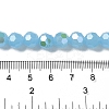 Imitation Jade Glass Beads Strands EGLA-A035-J8mm-L07-4