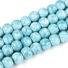 Baking Paint Glass Beads Strands DGLA-N016-6mm-08-1