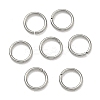 Tarnish Resistant 304 Stainless Steel Open Jump Rings X-STAS-M008-04A-1