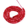 Dyed Natural White Jade Beads Strands X-G-T139-57A-09-2