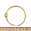 201 Stainless Steel with Rhinestone Bangles for Women LS-BJEW-B138-03G-5