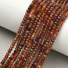 Natural Garnet Beads Strands G-D347-B05-1