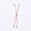 Nylon Twisted Cord Bracelet Making MAK-F018-13G-RS-2