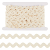 Cotton Wavy Fringe Trim Ribbon OCOR-GF0004-49G-6