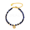 Natural Gemstone Beads Stretch Bracelets PN0499-3-1