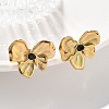 304 Stainless Steel Studs Earrings for Women EJEW-K306-33G-3