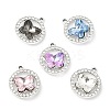 UV Plating Alloy Pendants PALLOY-A004-01P-1