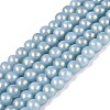 Baking Paint Glass Pearl Beads Strands DGLA-ZX001-05B-16-1