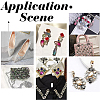 120Pcs 12 Style Teardrop Horse Eye Square Sew on Rhinestone RGLA-DC0001-03-7