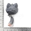 Opaque Resin Kitten Bell Big Pendants RESI-A032-01P-01-3