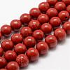 Natural Red Jasper Beads Strands G-E375-4mm-02-2