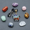 7 Chakra Tumbled Stone & Star Pendant Necklace Mixed Natural Gemstone Healing Stones Set X1-PW-WG21137-01-2