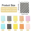 20Pcs 10 Styles Striped & Polka Dot Kraft Paper Bags CARB-YW0001-01-2