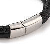 Braided Microfiber Leather Multi-strand Bracelets BJEW-B096-02B-3